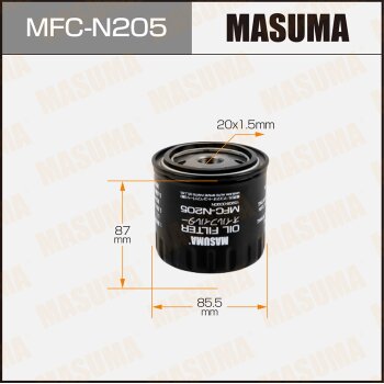 Фильтр масляный MASUMA MFCN205