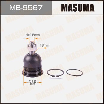 Фото шаровая опора masuma front up nissan patrol / y62 10-