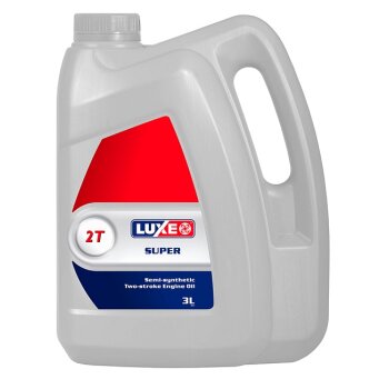 Масло двухтактное LUXE 2т полусинтетика "Супер" 3л (1/6)