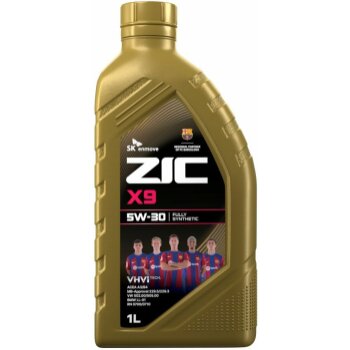 Масло моторное ZIC X9 5w30 SL/CF (ACEA A3/B3, A3/B4) 1л (универсальное, полностью синт.) (1/12)