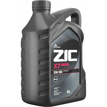 Масло моторное ZIC X7 Diesel 5w30 CF/SL (ACEA A3/B3, A3/B4) 6л (синтетика) (1/3)