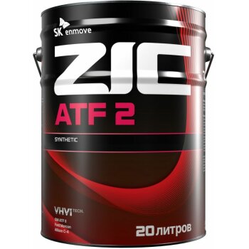 Жидкость трансмиссионная ZIC ATF 2 20л (GM Dexron II, Ford Mercon. Caterpillar TO-2, Allison C-3)