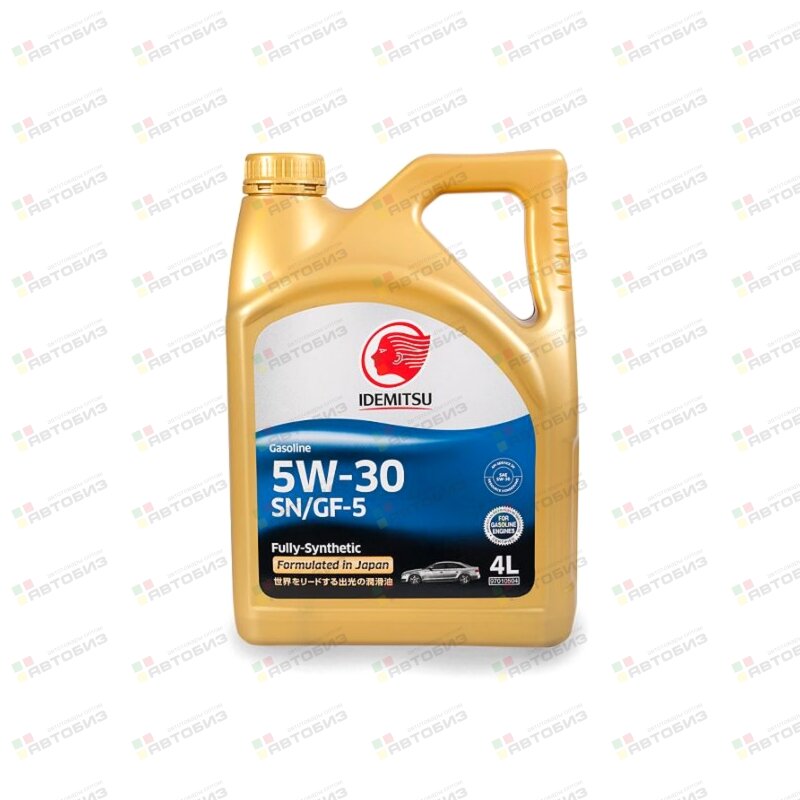 Масло моторное IDEMITSU FULLY-SYNTHETIC 5W30 SN/GF-5 бензин, синтетика ...