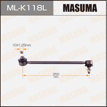Стойка стабилизатора переднего левая MASUMA MLK118L