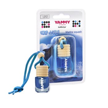 Ароматизатор подвес  бутылек Marine Squash 4мл(1/80) YAMMY L012