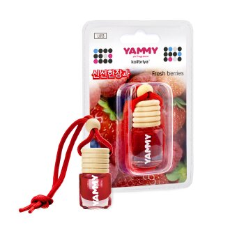 Ароматизатор подвес  бутылек Fresh Berries 4мл(1/80) YAMMY L013