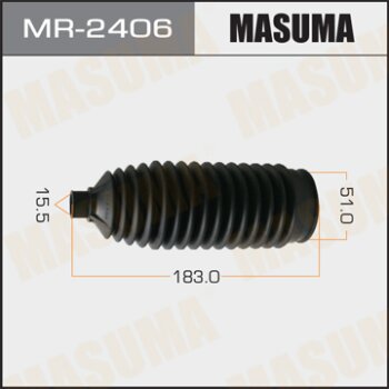 Фото рулевой рейки пыльник masuma mr-2406 (пластик) honda pilot/ 3500 09-