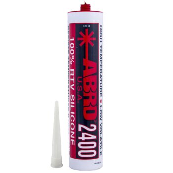 Герметик силиконовый ABRO Красный, США, туба 310мл (1/24)