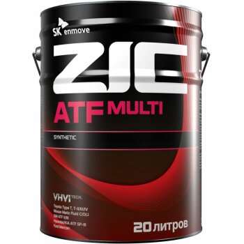 Жидкость трансмиссионная ZIC ATF Multi 20л (универсальная)
