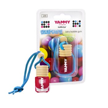 Ароматизатор подвес  бутылек Bublle Gum 4мл(1/80) YAMMY L019