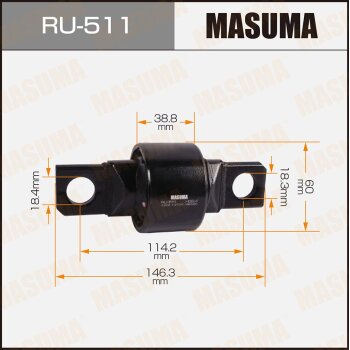 Сайлентблок задн продольного рычага (к кузову) MASUMA RU511