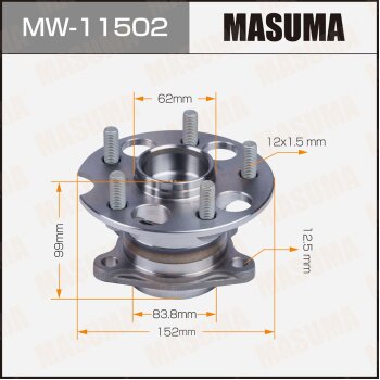 Фото ступичный узел masuma rear toyota harrier / acu35w, mcu35w