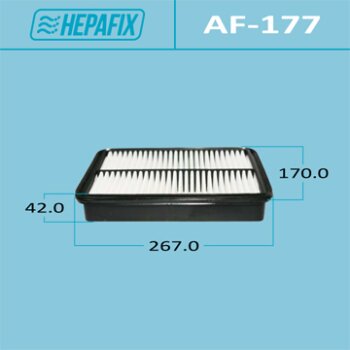 Воздушный фильтр A-177  (1/40) HEPAFIX AF177