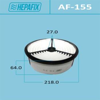 Воздушный фильтр A-155  (1/40) HEPAFIX AF155