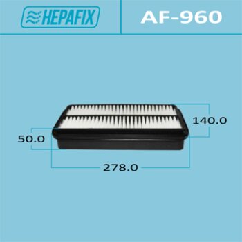 Воздушный фильтр A-960  (1/40) HEPAFIX AF960