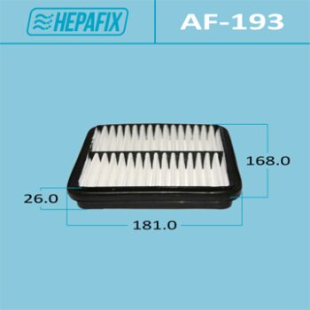 Воздушный фильтр A-193  (1/50) HEPAFIX AF193