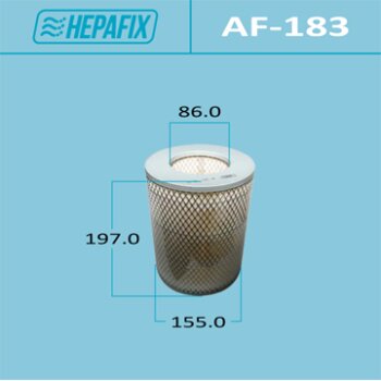 Воздушный фильтр A-183  (1/18) HEPAFIX AF183