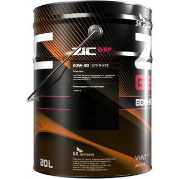 Жидкость трансмиссионная ZIC трансм. G-EP 80w90 GL-4 20л