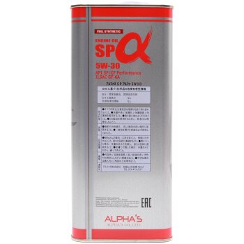 Масло моторное ALPHA'S 5W30 SP/GF-6 синтетика 4л (1/6)