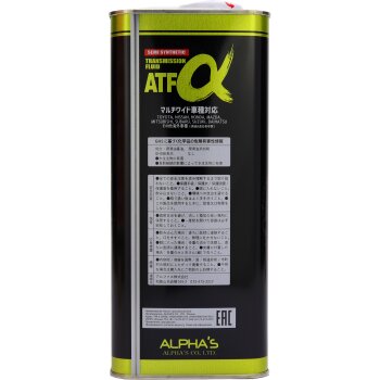 ALPHA'S ATF жидкость для АКПП 4л (1/6)