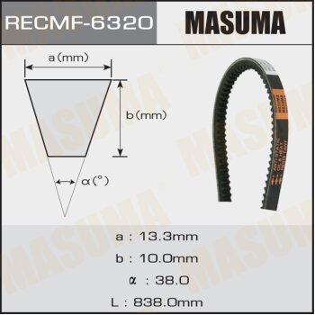 Ремень клиновый MASUMA рк6320 13x838 мм MASUMA 6320