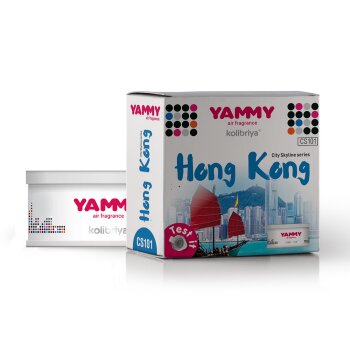 Ароматизатор меловой сити  баночка HONG KONG (1/40) YAMMY CS101