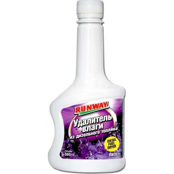 Присадка в топл. "Runway" Дизель Удалитель влаги, бут. 300ml (1/12)