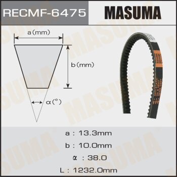 Ремень клиновый рк6475 13x1232 мм MASUMA 6475