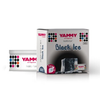Ароматизатор меловой  баночка Black Ice (1/40) YAMMY S022