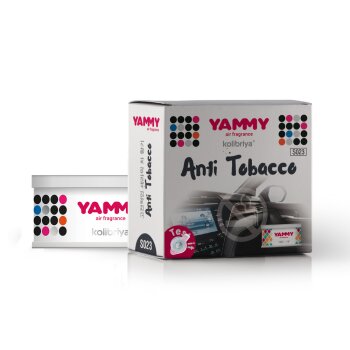 Ароматизатор меловой  баночка Anti Tobacco (1/40) YAMMY S023
