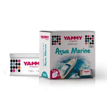 Ароматизатор меловой  баночка Aqua Marine (1/40) YAMMY S024