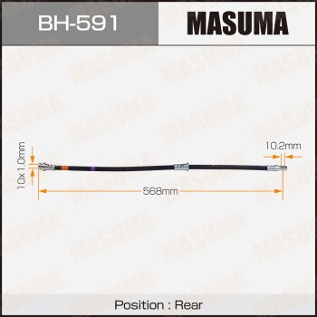 Шланг тормозной MASUMA MMC- /rear/ PAJERO / V97W V98W MASUMA BH591
