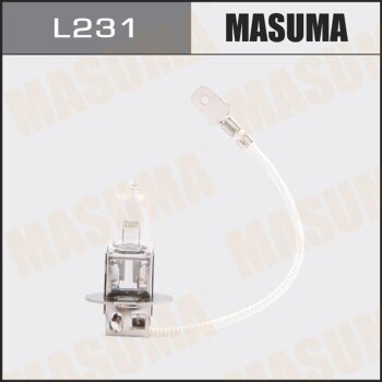 Фото лампа галогенная masuma clearglow h3 24v 70w (3000k)