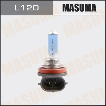 Фото лампа высокотемпературная masuma blue skyglow h11 12v 55w (4200k)