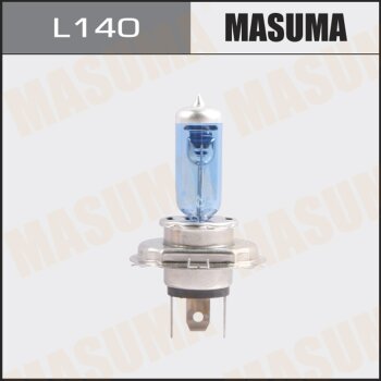 Фото лампа высокотемпературная masuma blue skyglow h4 12v 60/55w (4200k)