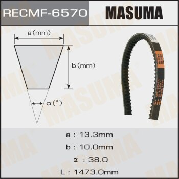 Ремень клиновый рк6570 13x1473 мм MASUMA 6570