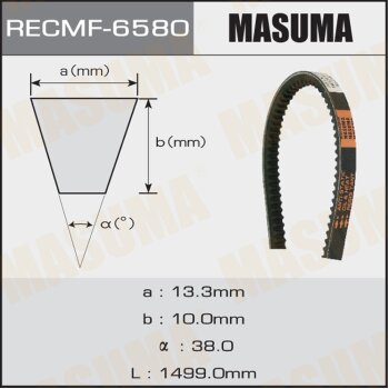 Ремень клиновый рк6580 13x1499 мм MASUMA 6580