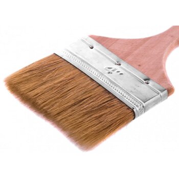Кисть плоская "Стандарт" 4" (100 мм), натуральная щетина, деревянная ручка//МТХ (1/12)
