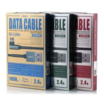 Кабель Remax Ranger Series DATA Cable RC-119m micro-USB, 2.4A, Grey