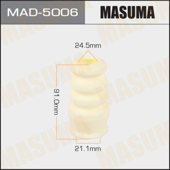 Фото отбойник амортизаторов masuma, 21.1x24.5x91, fit, insight / ge6, ge7, ge8, ge9, ze2 front