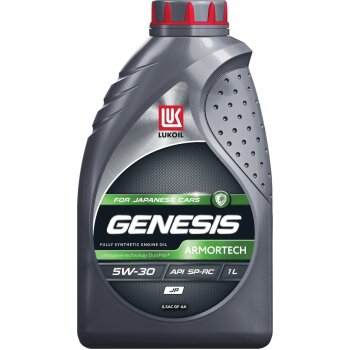 Масло моторное ЛУКОЙЛ GENESIS ARMORTECH JP 5W30 SP/SN PLUS GF-5/GF-6 синтетика 1л (1/12)