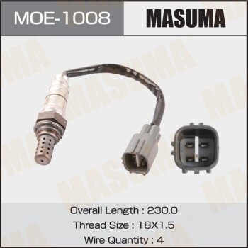 Фото датчик кислородный masuma, toyota 4runner, land cruiser prado / 22re, 3rzfe