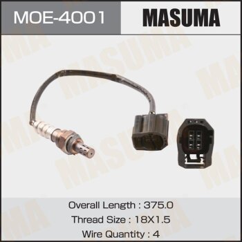 Фото датчик кислородный masuma, mazda axela, mazda 3, mazda 5 / pe-vps, lf-ve, lf-vds