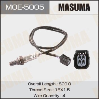 Фото датчик кислородный masuma, honda fit, insight, jazz / l13a, l12b1, lda