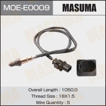 Фото датчик кислородный masuma, bmw 3-series (e92), 5-series (f11) / n53b30, n62b48b