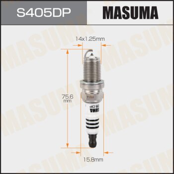 Фото свеча зажигания masuma double platinum (pfr6x-11)