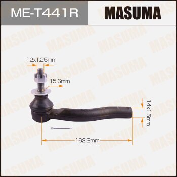 Фото наконечник рулевой тяги masuma toyota prius / nhw20, nhw20l rh