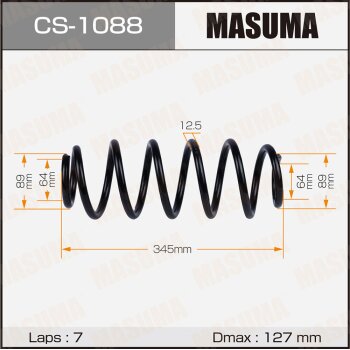 Фото пружина подвески masuma rear prius / zvw30, zvw30l