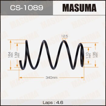 Фото пружина подвески masuma front prius / nhw20