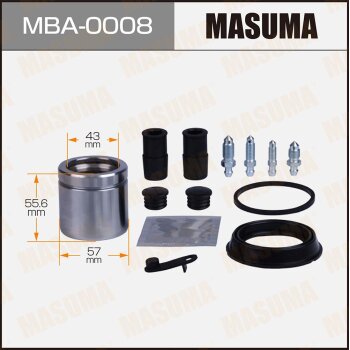 РЕМКОМПЛЕКТ ТОРМОЗНОГО СУППОРТА С ПОРШНЕМ MASUMA MASUMA MBA0008